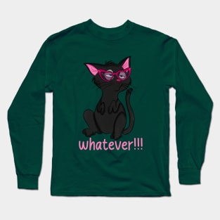 Whatever attitude Cat Long Sleeve T-Shirt